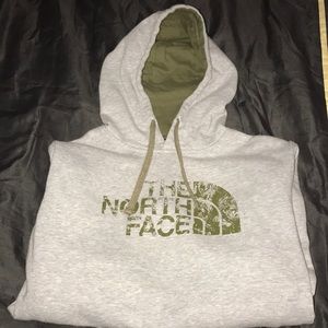Gray Mens North Face Sweatshirt